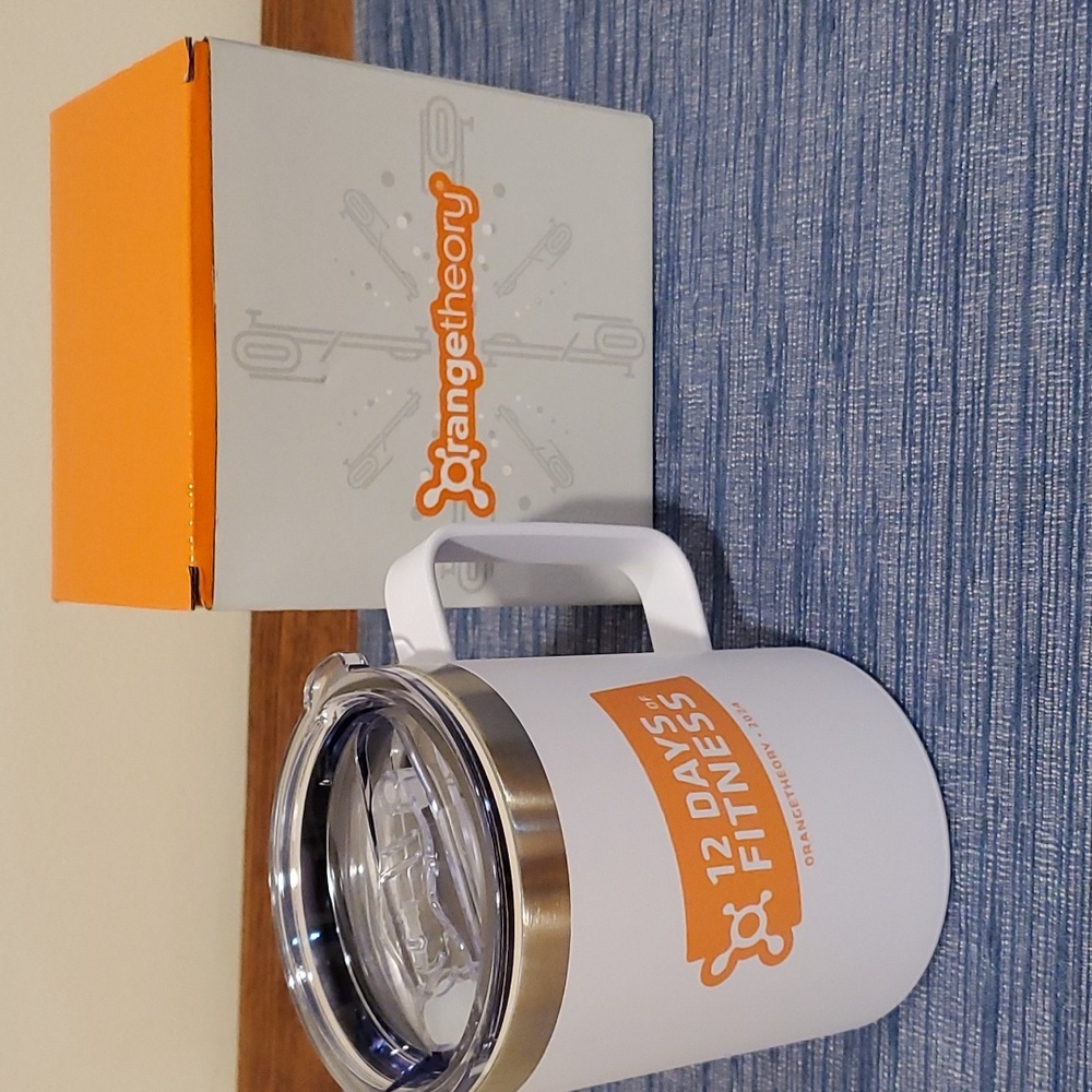 NIB Orange Theory Insulted Travel Mug